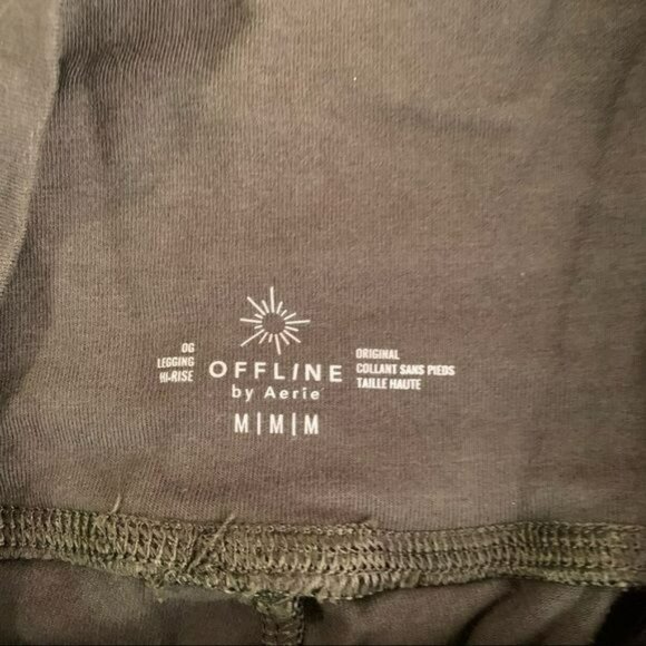 NWT Aerie OFFLINE Leggings - Size M | High Rise | Olive Green - Picture 2 of 9